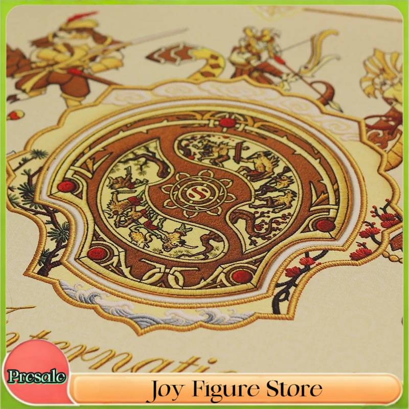 Desk Setup Rug - Neues DOTA2 TI Themen-Mauspad mit Vintage-Muster,