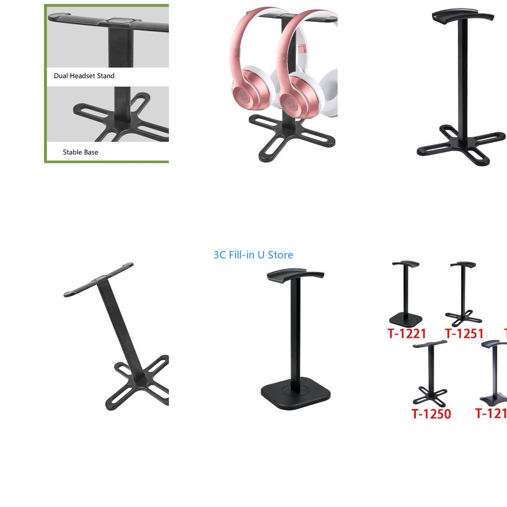 Desk Setup Headphones - G8TA Verstellbarer Kopfhörerständer für den Schreibtisch,