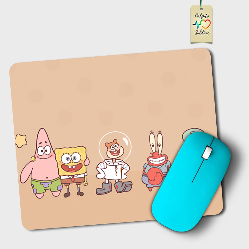 Desk Setup Rug - SpongeBob Schwammkopf Mauspad, rutschfeste Mauspads für
