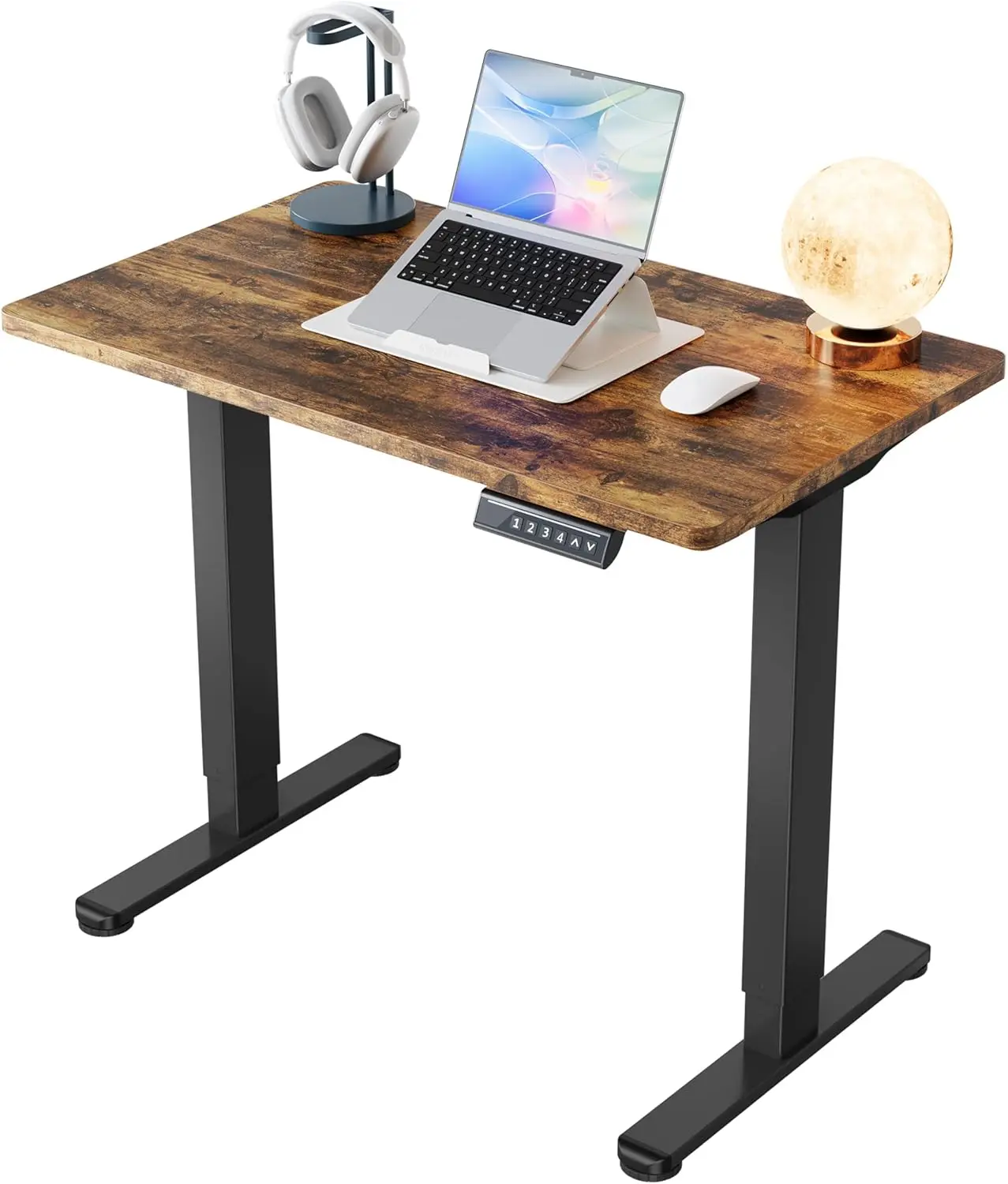 Desk Setup Height - HUANUO 32 Zoll kleiner elektrischer Stehschreibtisch,