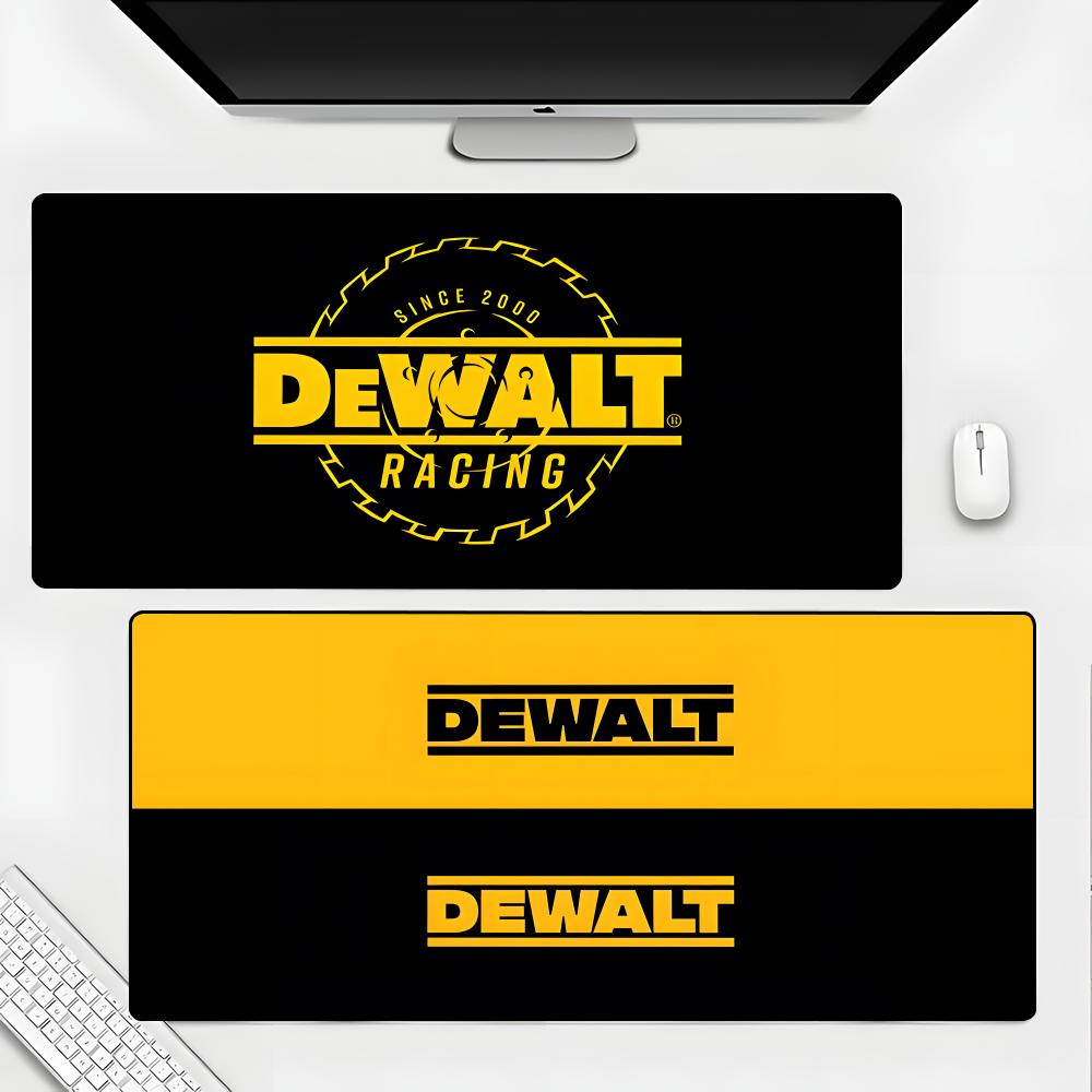 Desk Setup Notebook - D-DeWalt Cool Logo Mauspad, Gummimatte, Laptop,