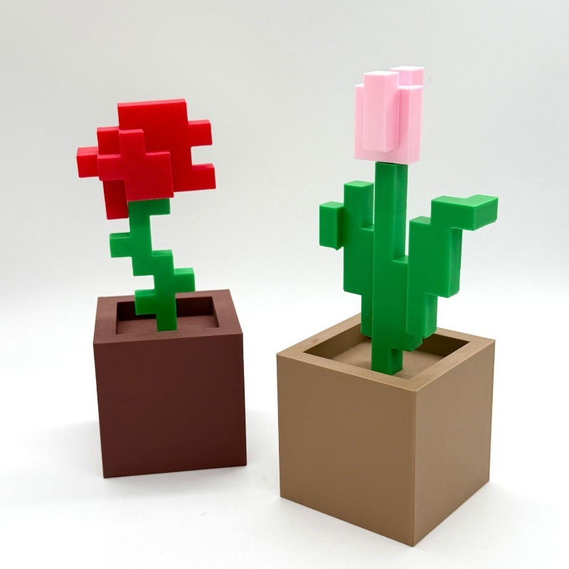 3D-Druck Einzigartige Blumende – Desk Setup At Home Bewertung und Preis