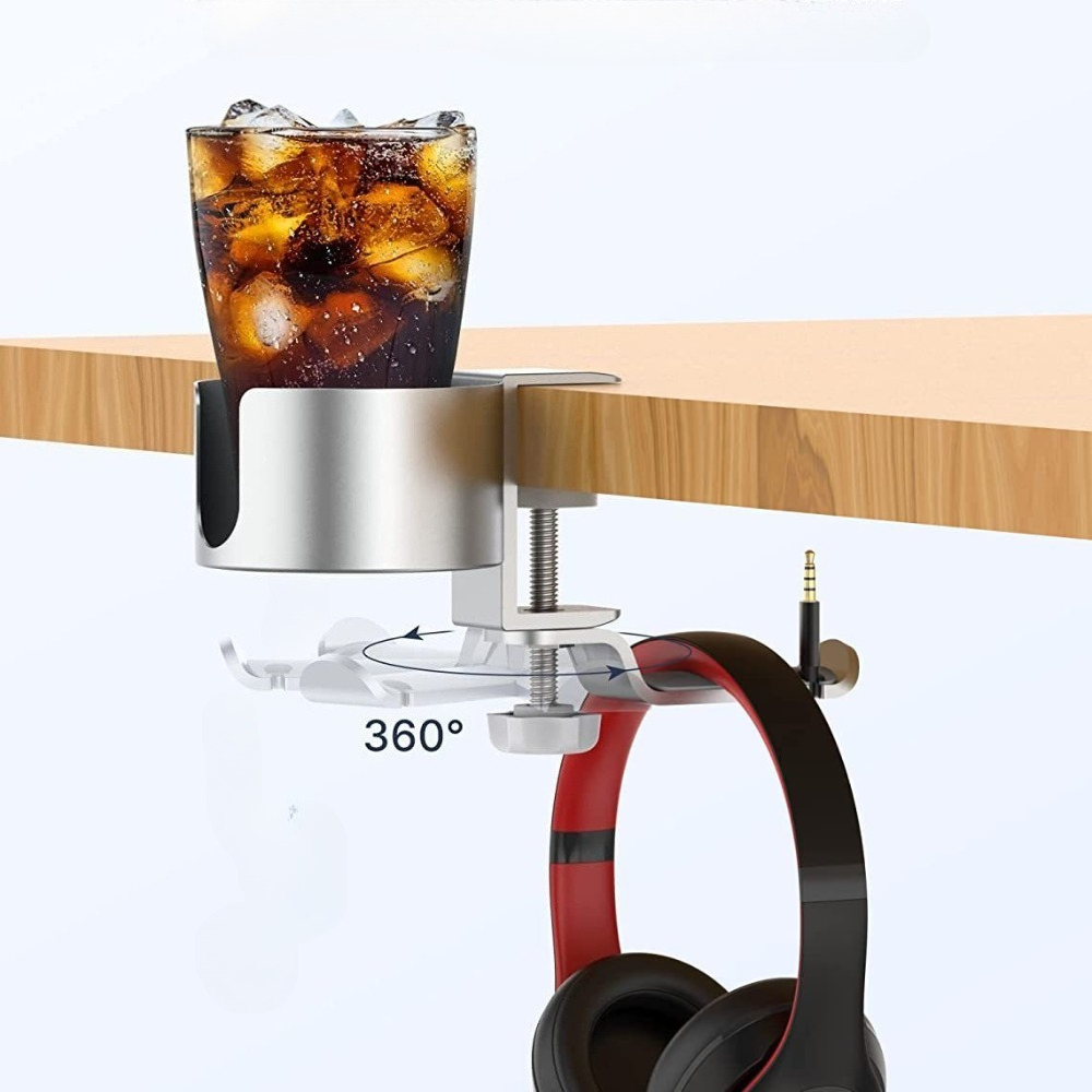 360 °   Drehbarer Becherhalter – Desk Setup Headphones Bewertung und Preis