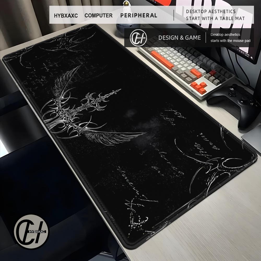 Dunkles Gothic-Kreuzflügel-Mus – Desk Setup Dark Bewertung und Preis