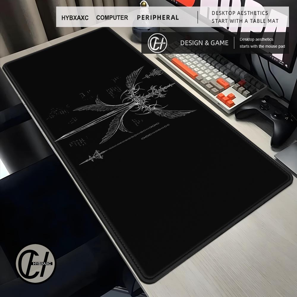 Dunkles Gothic-Kreuzflügel-Mus – Desk Setup Dark Bewertung und Preis
