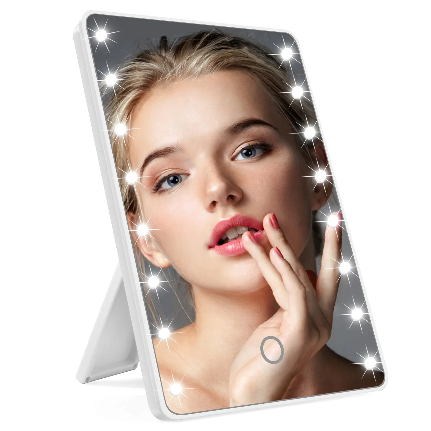 16 LEDs Make-up-Spiegel mit LE – Desk Setup At Home Bewertung und Preis
