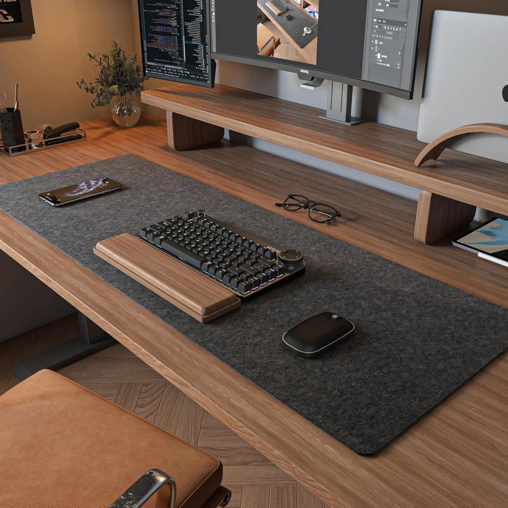 Filz-Schreibtischunterlage, Co – Desk Setup Rug Bewertung und Preis