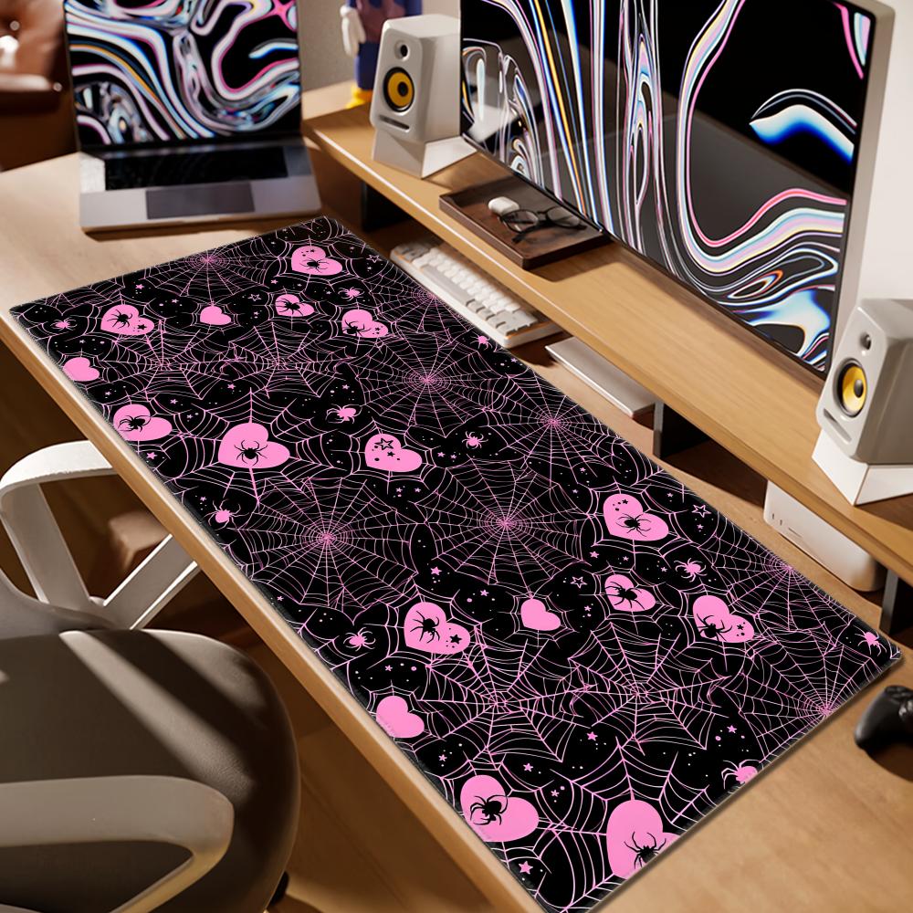 90x40 Weiße oder Rosa Spinnenn – Desk Setup Pc Bewertung und Preis