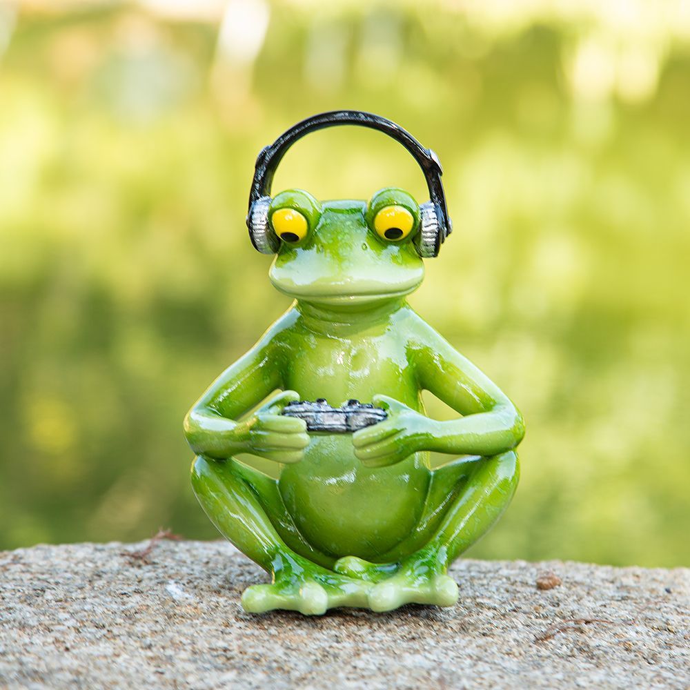 Lustige Gaming-Frosch-Statue m – Desk Setup Headphones Bewertung und Preis
