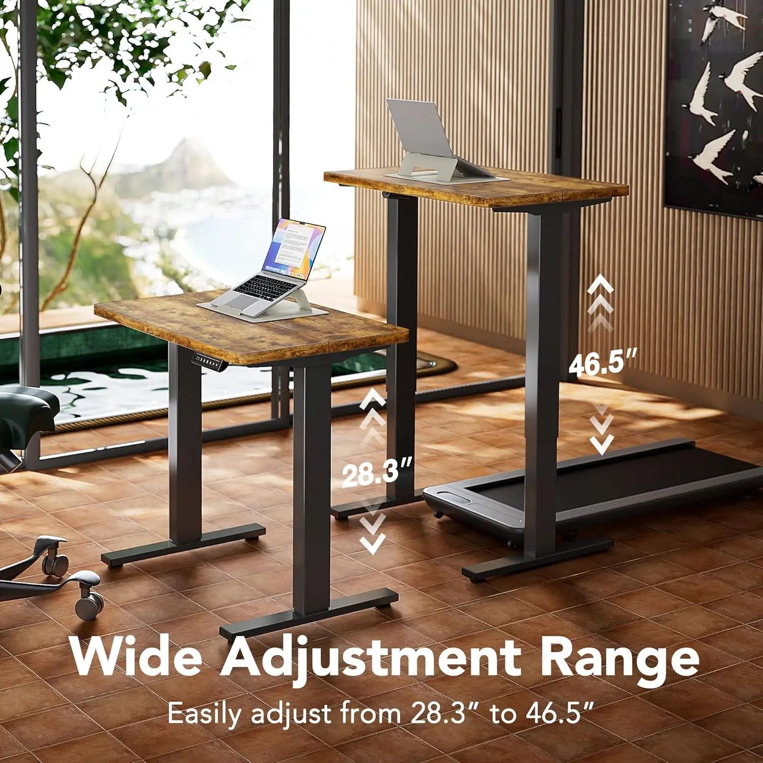 HUANUO 32 Zoll kleiner elektri – Desk Setup Height Bewertung und Preis