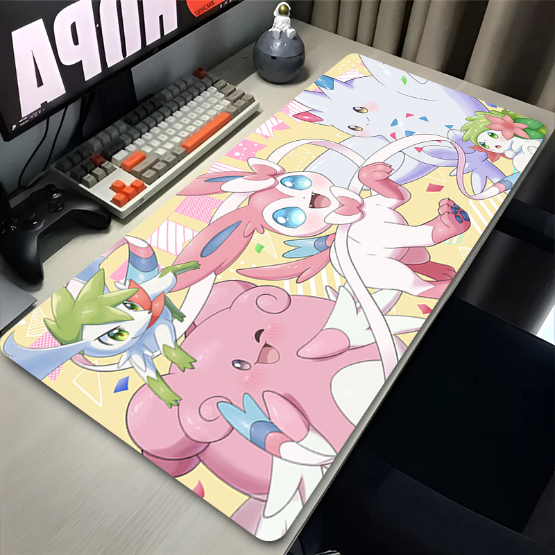 Großes rosa süßes Mauspad XXL  – Desk Setup Rug Bewertung und Preis