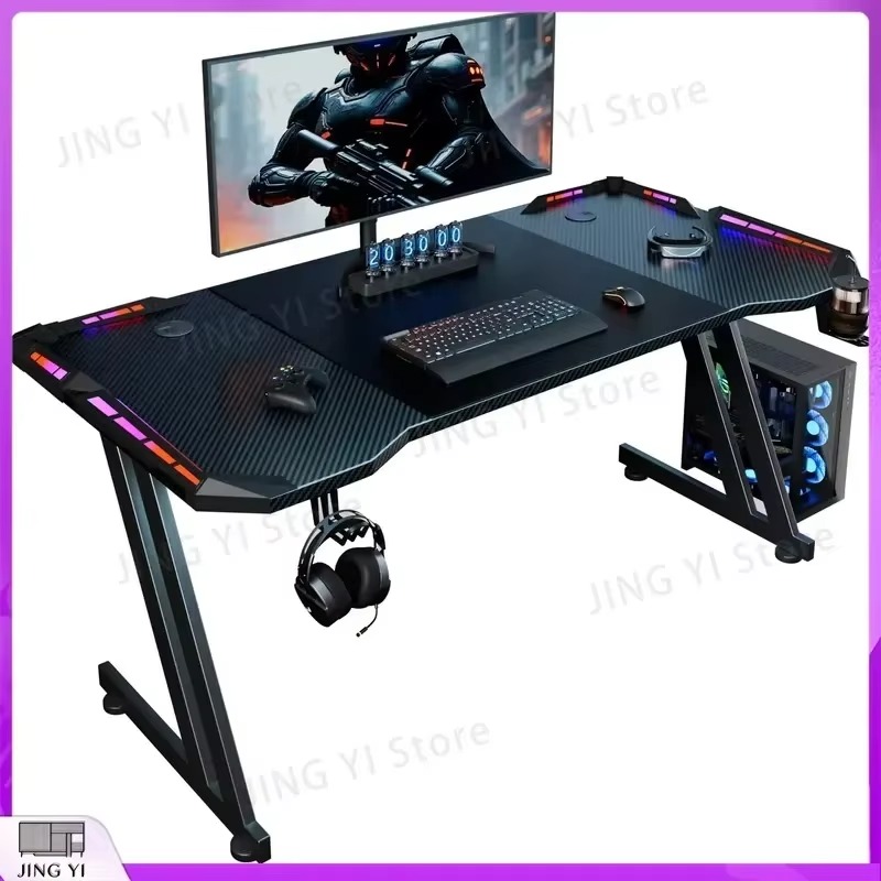 Gaming-Schreibtisch mit LED-Be – Desk Setup Headphones Bewertung und Preis