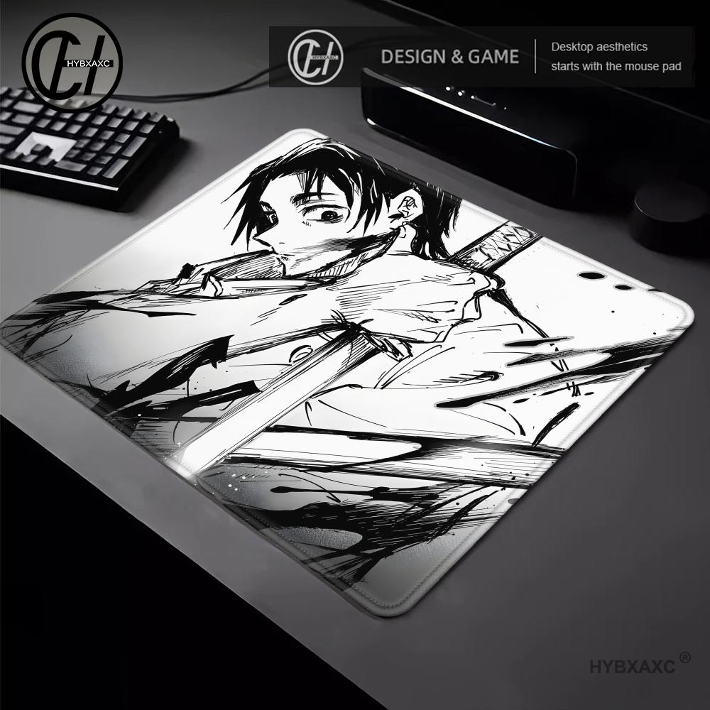 Schwarz-weißes Anime-Mauspad,  – Desk Setup Black And White Bewertung und Preis