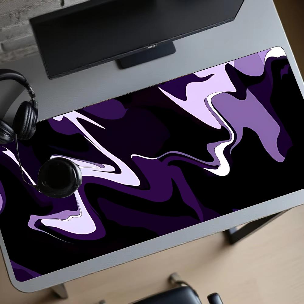 Playmat Lila-Schwarzes Fluid-M – Desk Setup Gadgets Bewertung und Preis